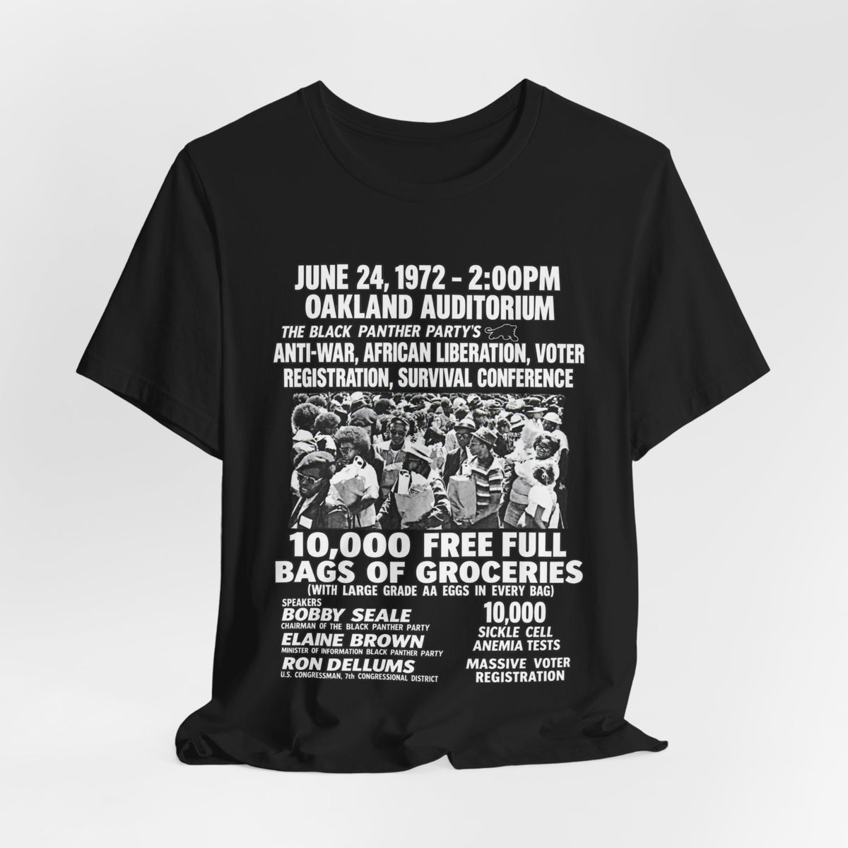 Black Panther Activism: Unisex Jersey Short Sleeve Tee