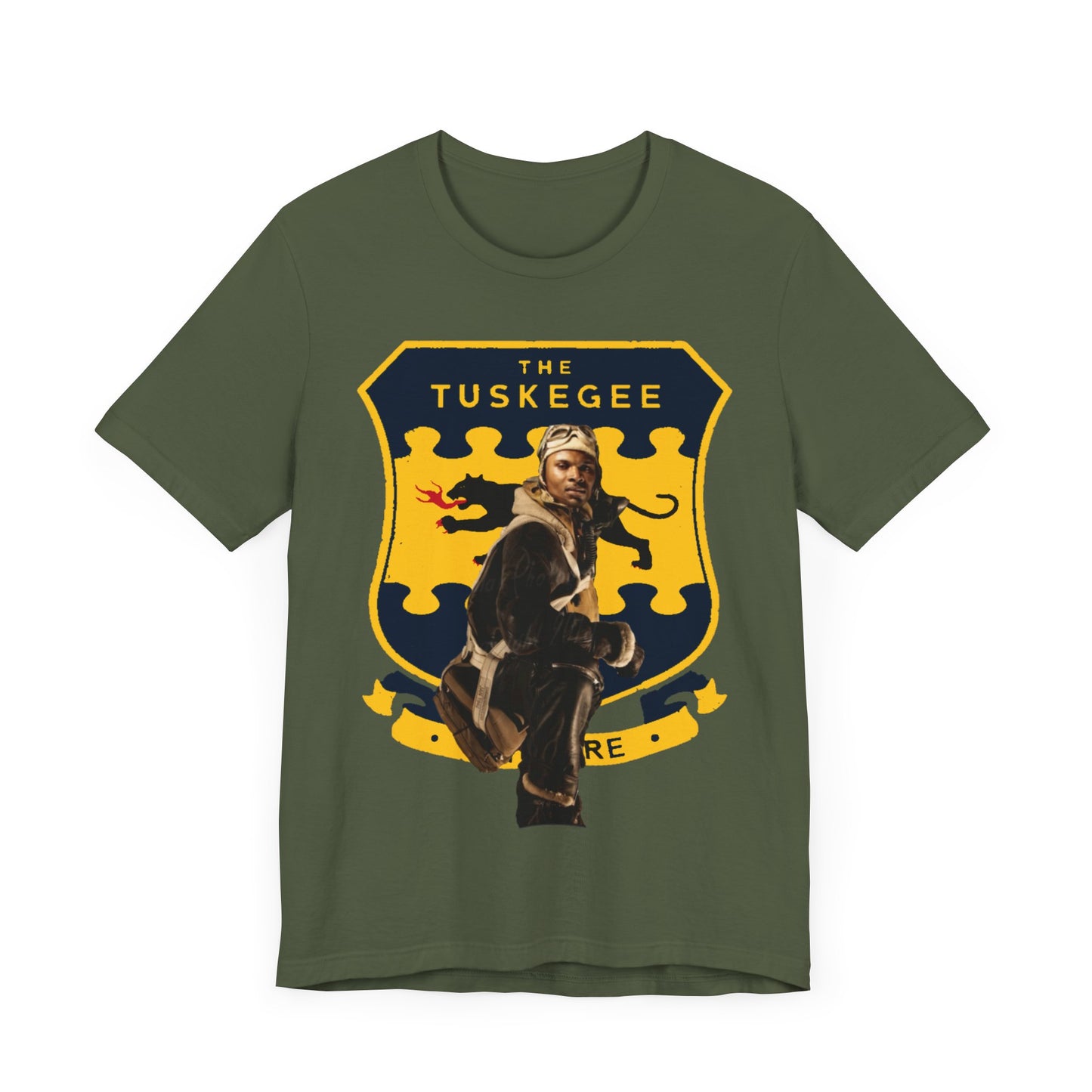 Tuskegee Airmen/Shield: Unisex Jersey Tee