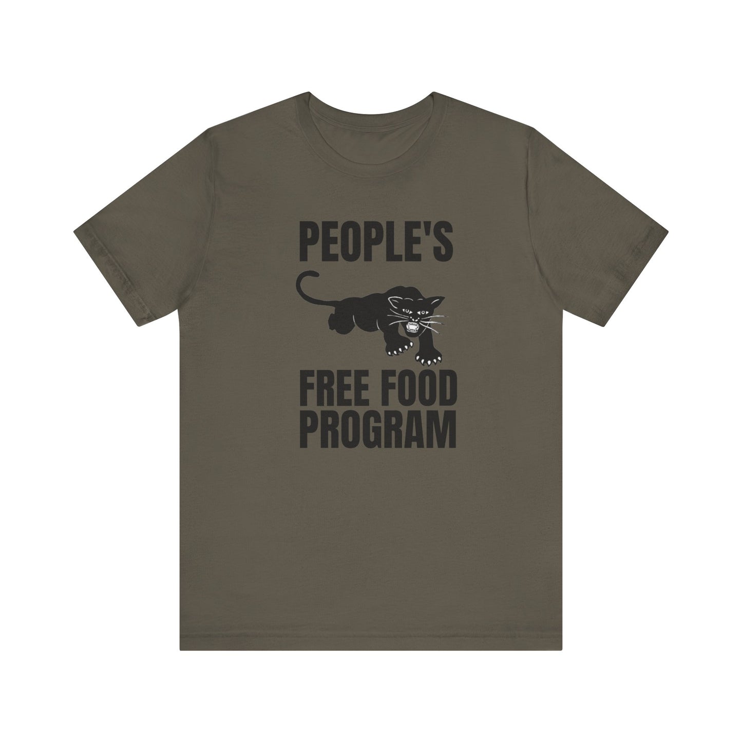 People's Free Food Program: Unisex Jersey Short Sleeve Tee