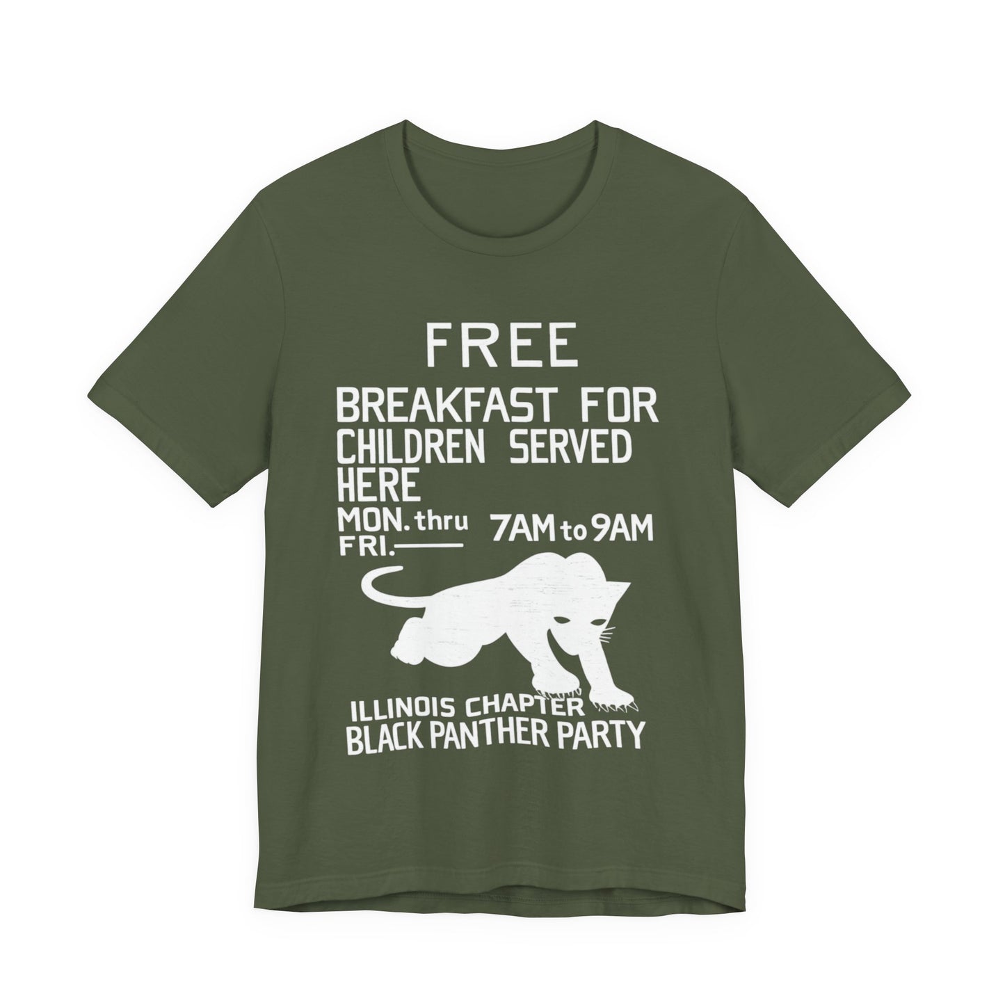 Free Breakfast Program: Unisex Jersey Short Sleeve Tee