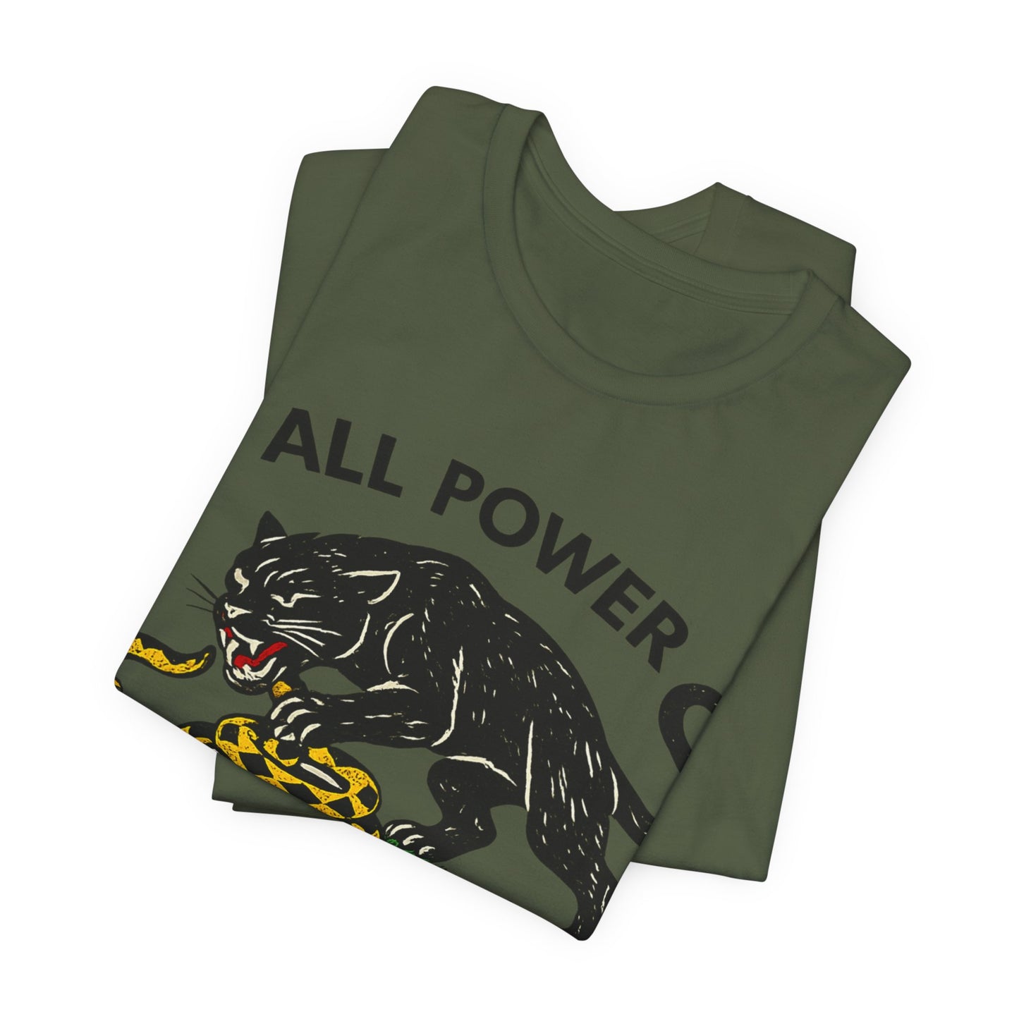 All Power to the People: Unisex Jersey Short Sleeve Tee