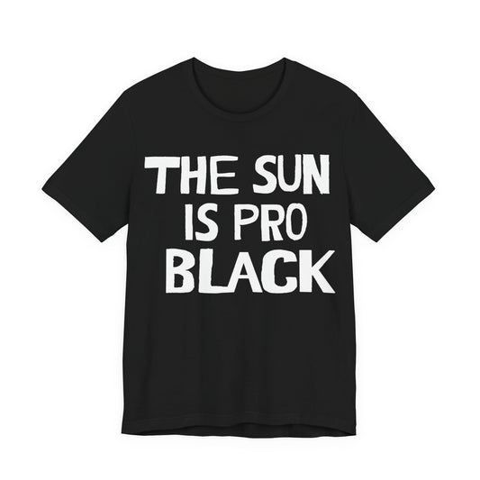 Pro Black: Unisex Jersey Short Sleeve Tee