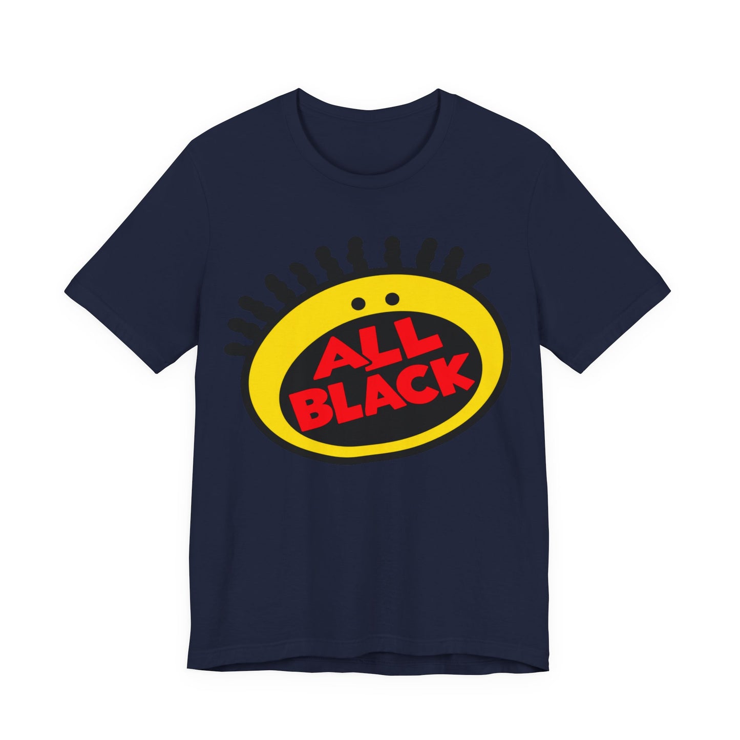All Black: Unisex Jersey Short Sleeve Tee