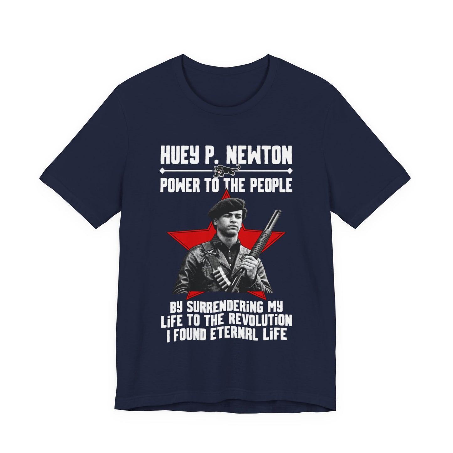 Dr. Huey P. Newton/Power to the People: Unisex Jersey Short Sleeve Tee