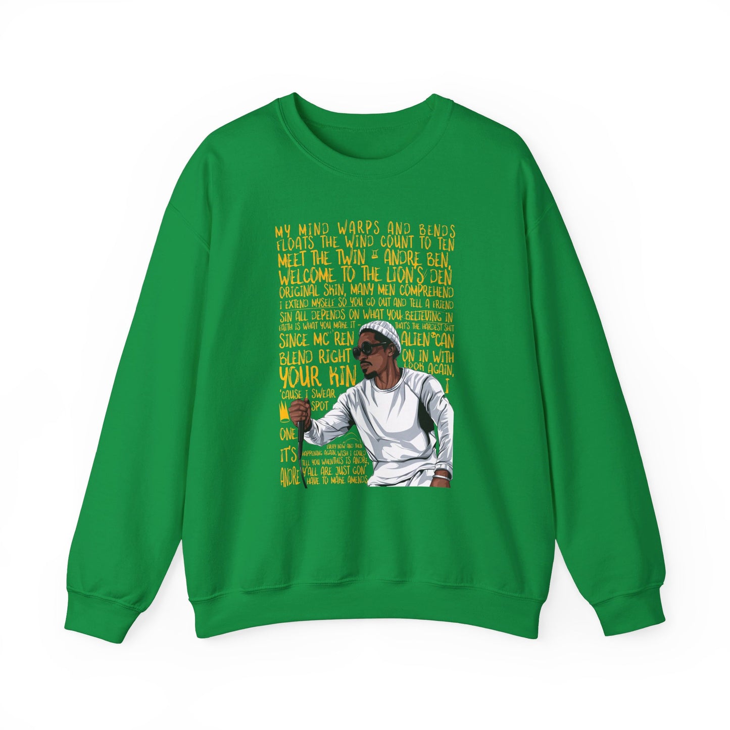 Andre 3000: Unisex Heavy Blend™ Crewneck Sweatshirt