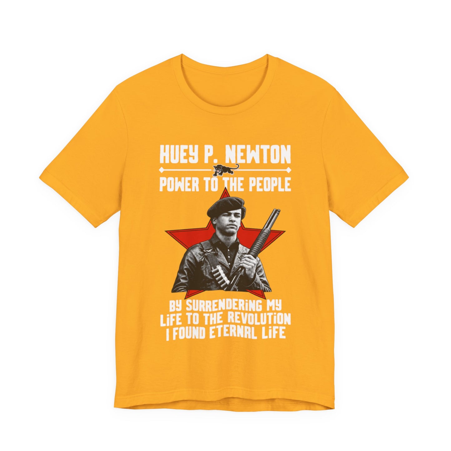 Dr. Huey P. Newton/Power to the People: Unisex Jersey Short Sleeve Tee