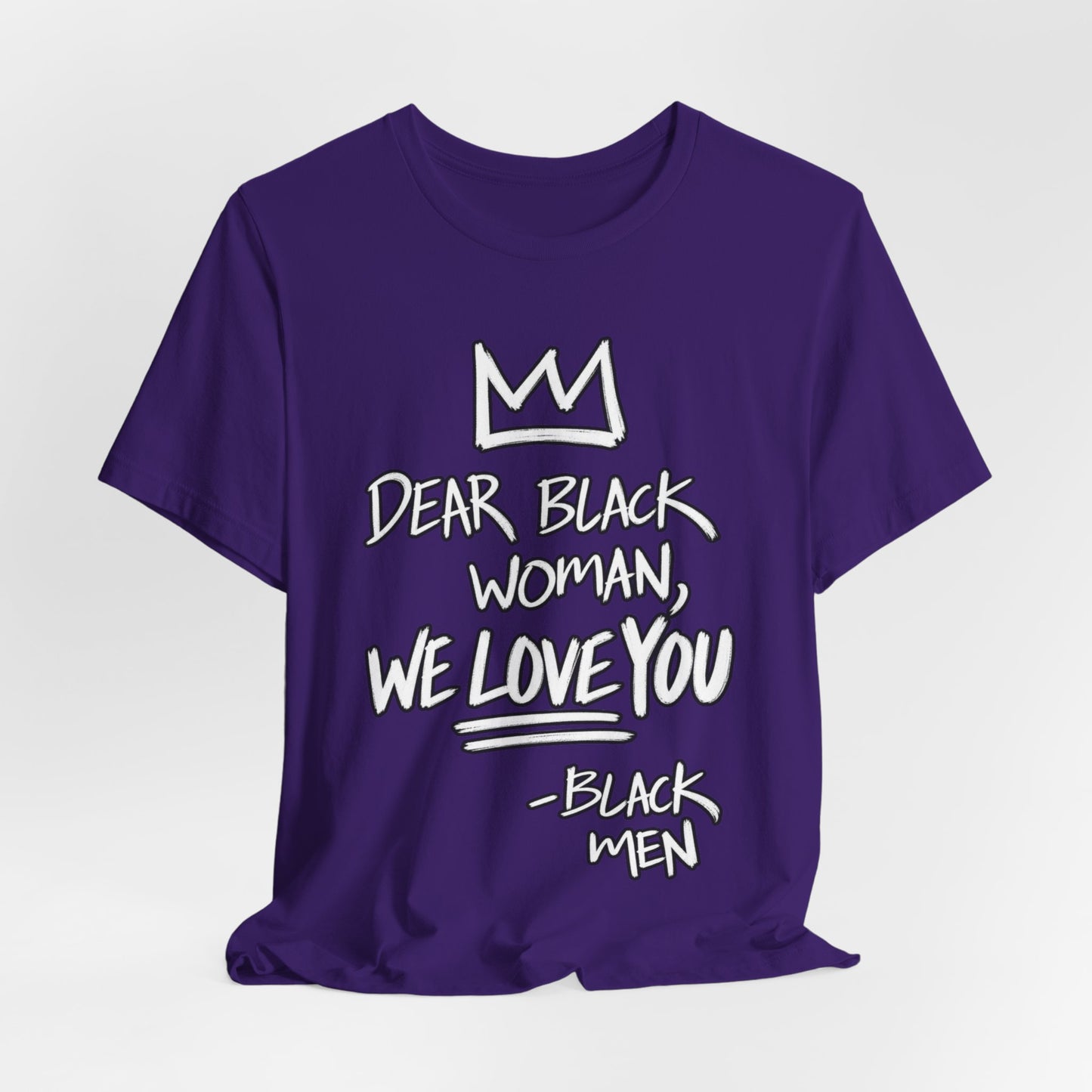 Dear Black Woman: Unisex Jersey Short Sleeve Tee