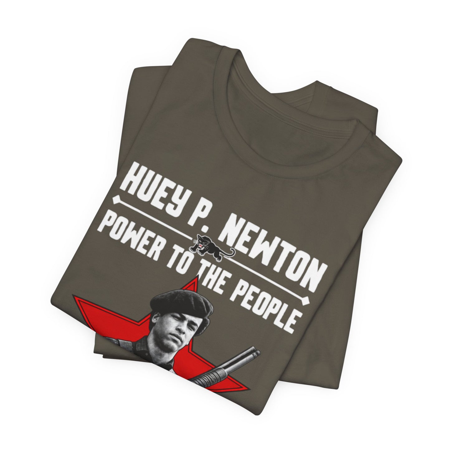 Dr. Huey P. Newton/Power to the People: Unisex Jersey Short Sleeve Tee