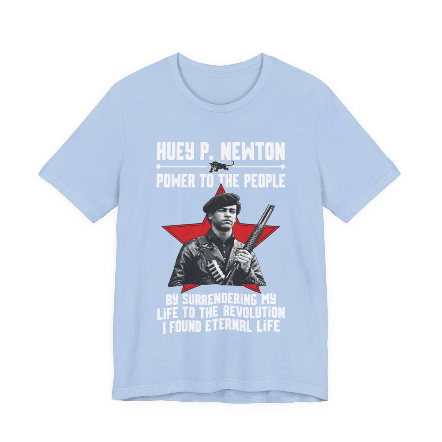 Dr. Huey P. Newton/Power to the People: Unisex Jersey Short Sleeve Tee