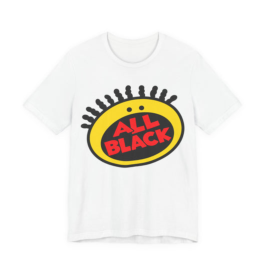 All Black: Unisex Jersey Short Sleeve Tee