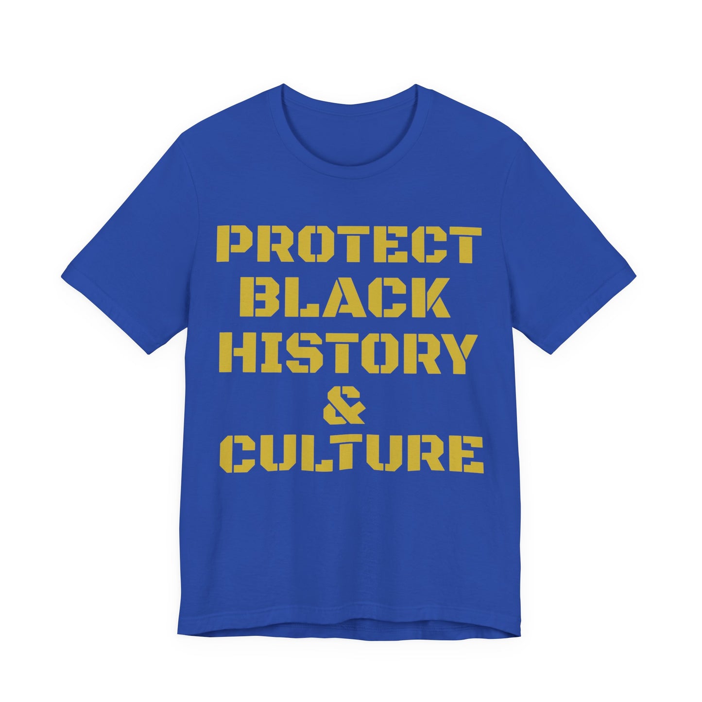 Protect Black History & Culture: Unisex Jersey Short Sleeve Tee