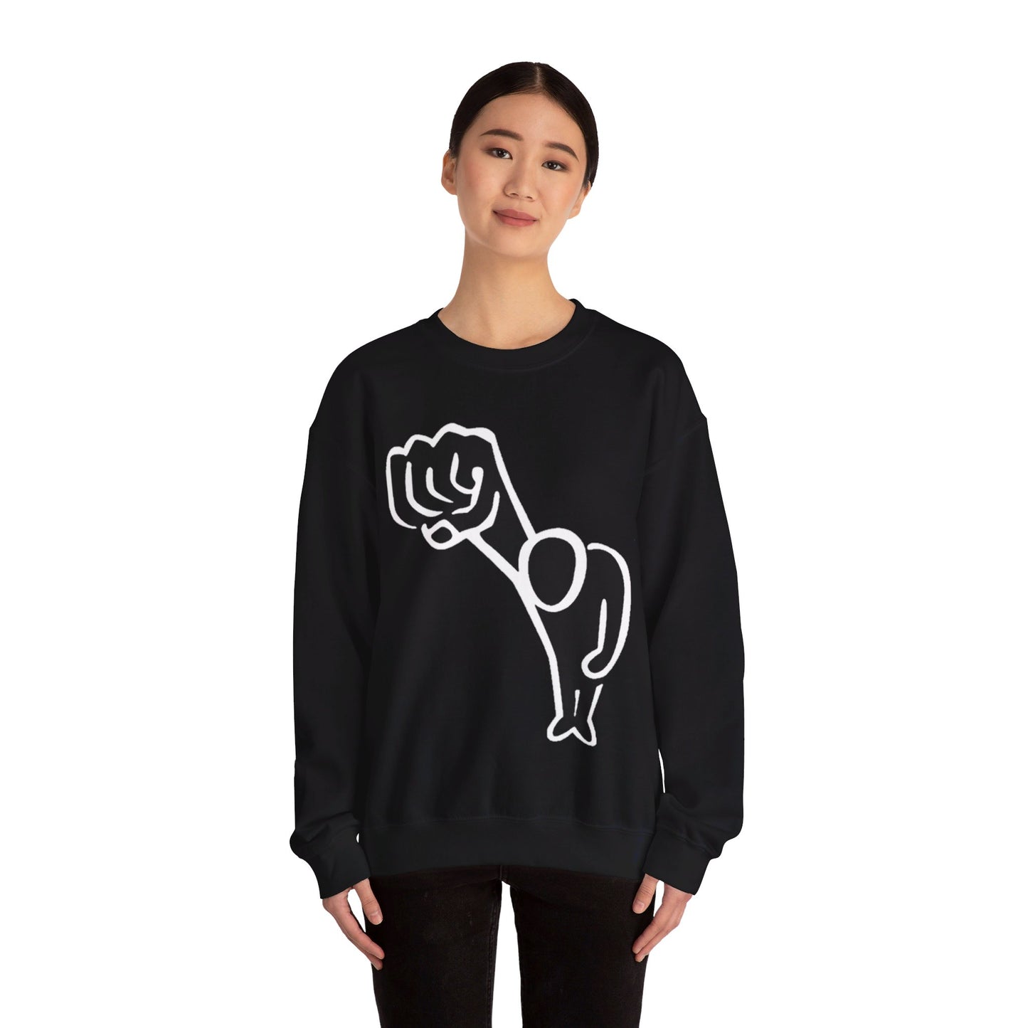 All Fists Up: Unisex Heavy Blend™ Crewneck Sweatshirt