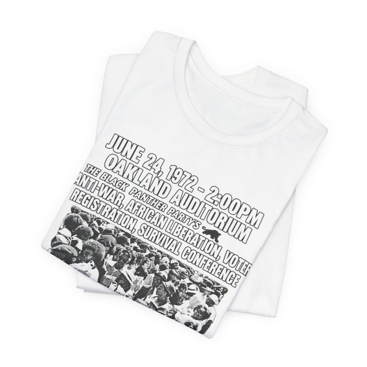 Black Panther Activism: Unisex Jersey Short Sleeve Tee