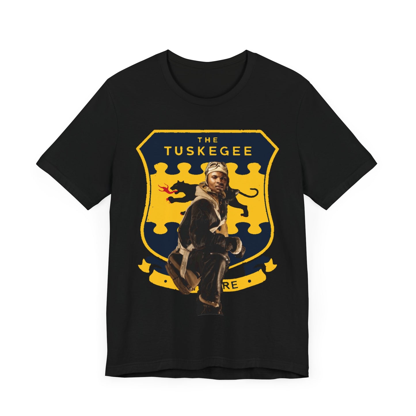 Tuskegee Airmen/Shield: Unisex Jersey Tee