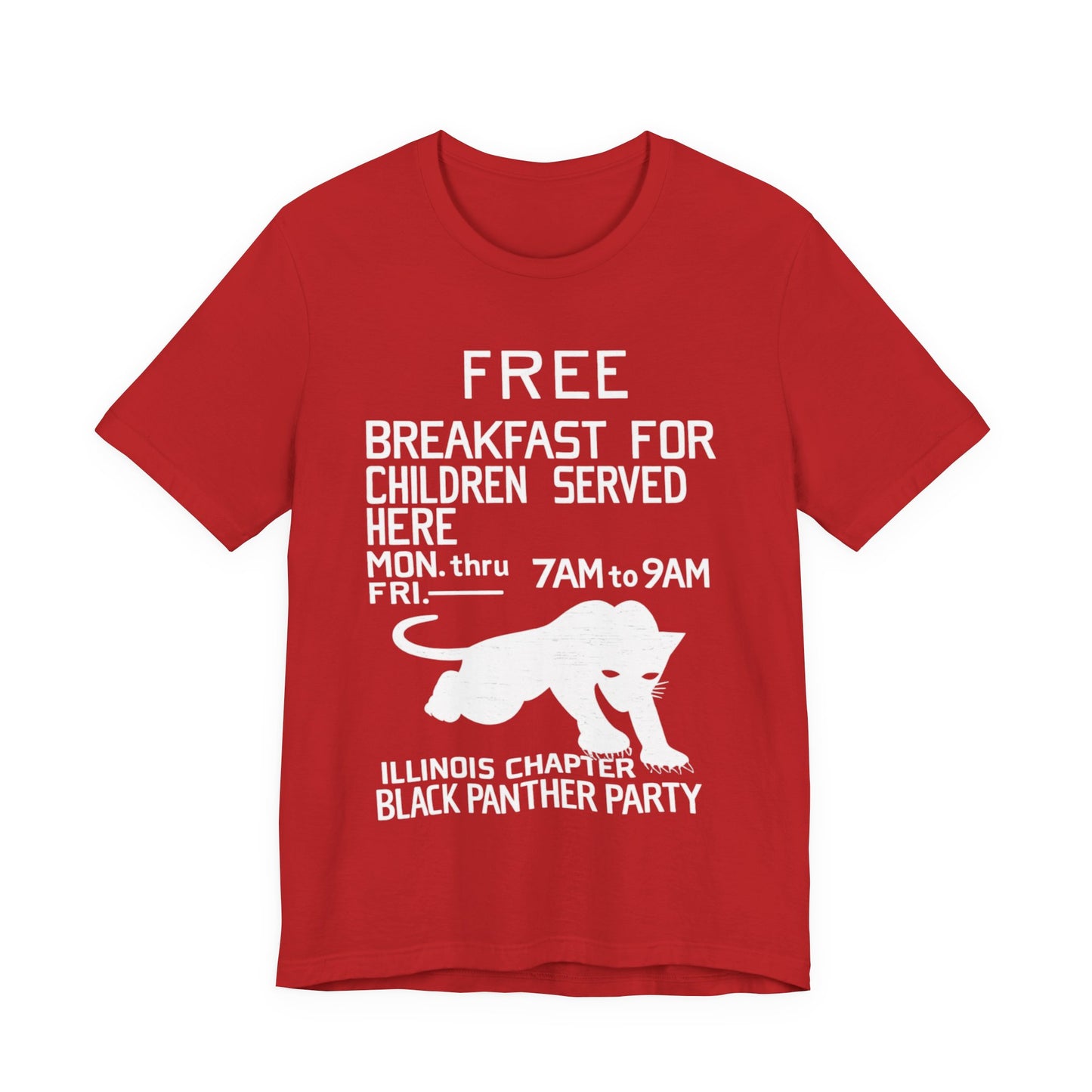Free Breakfast Program: Unisex Jersey Short Sleeve Tee