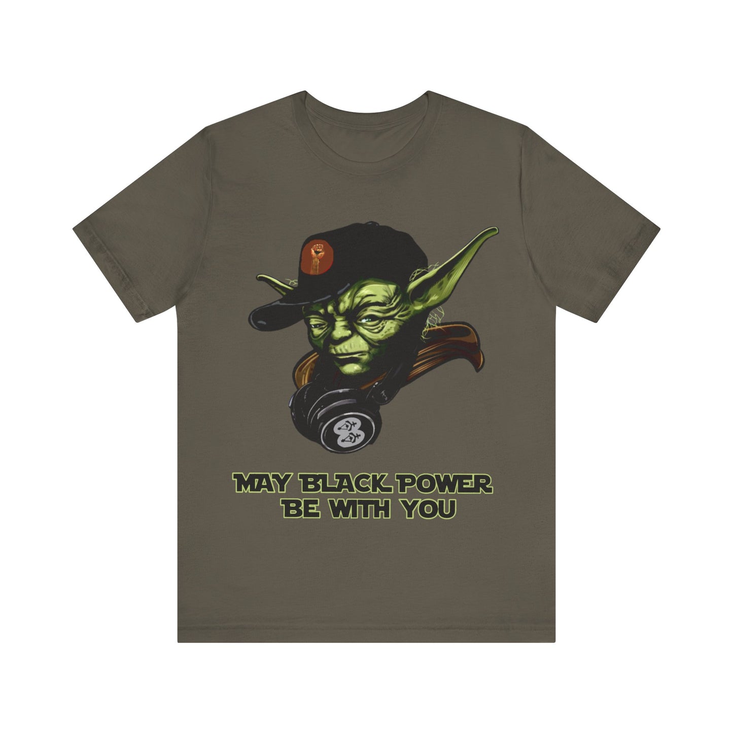 May Black Power Be With You: Unisex Jersey Short Sleeve Tee