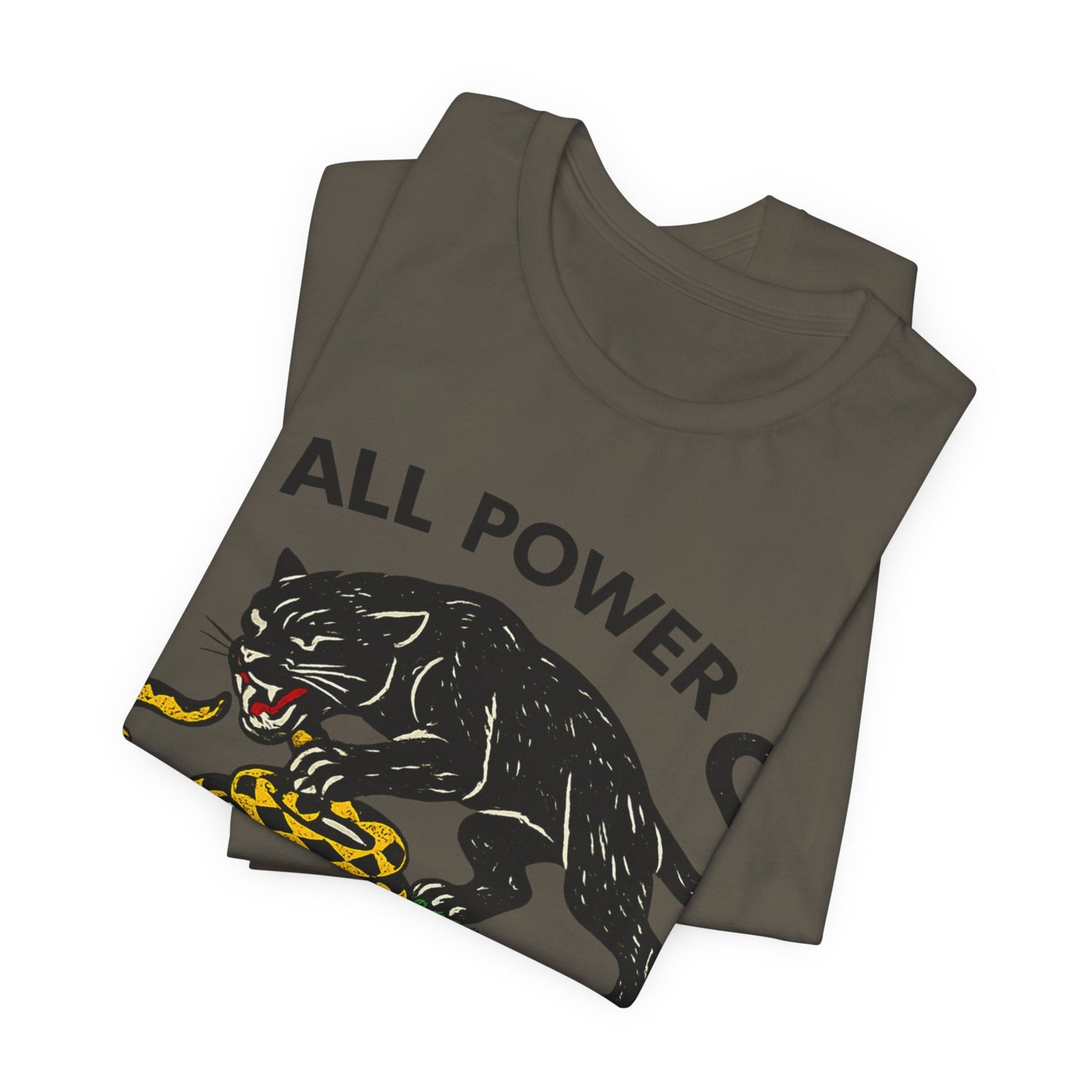 All Power to the People: Unisex Jersey Short Sleeve Tee