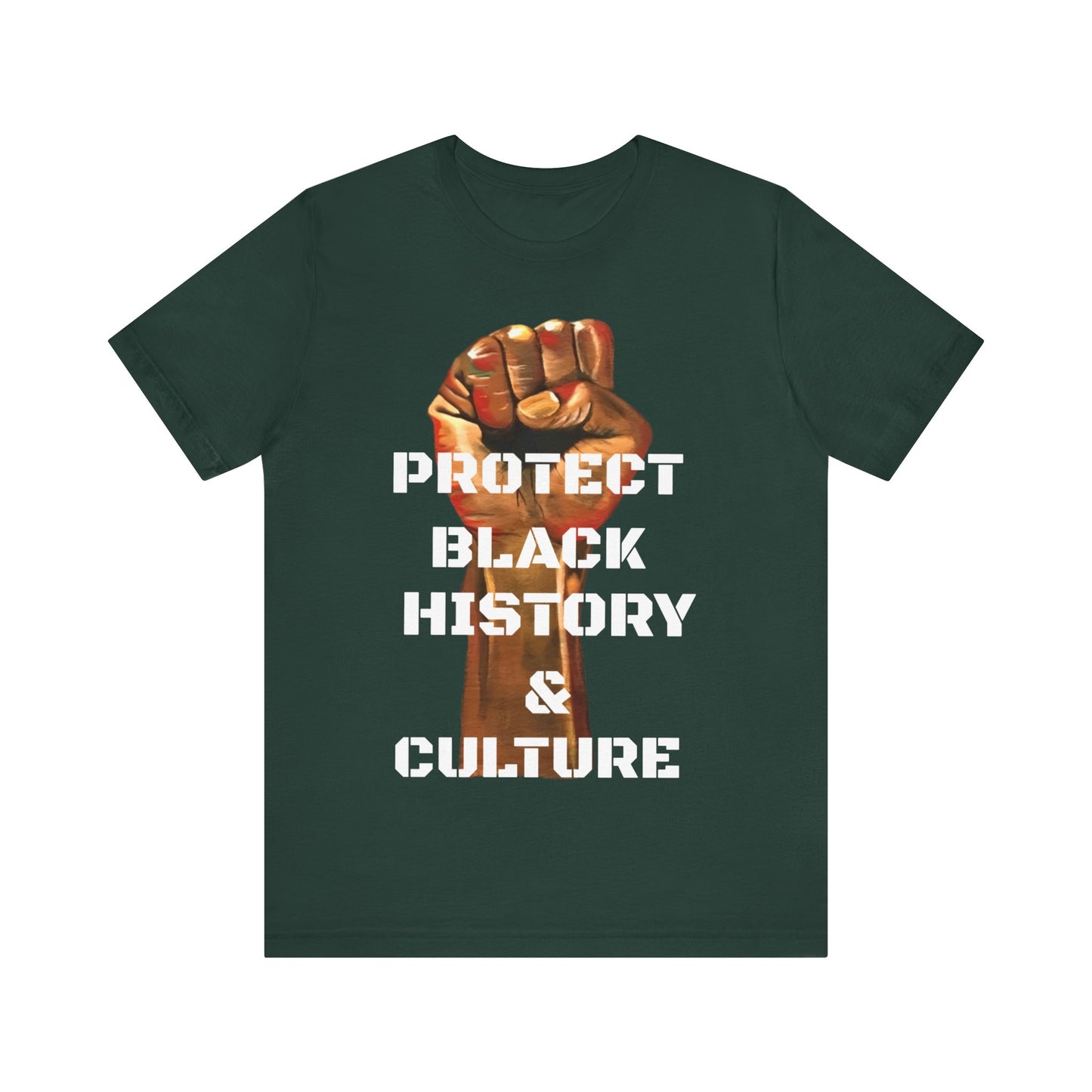 Protect Black History & Culture: Unisex Jersey Short Sleeve Tee