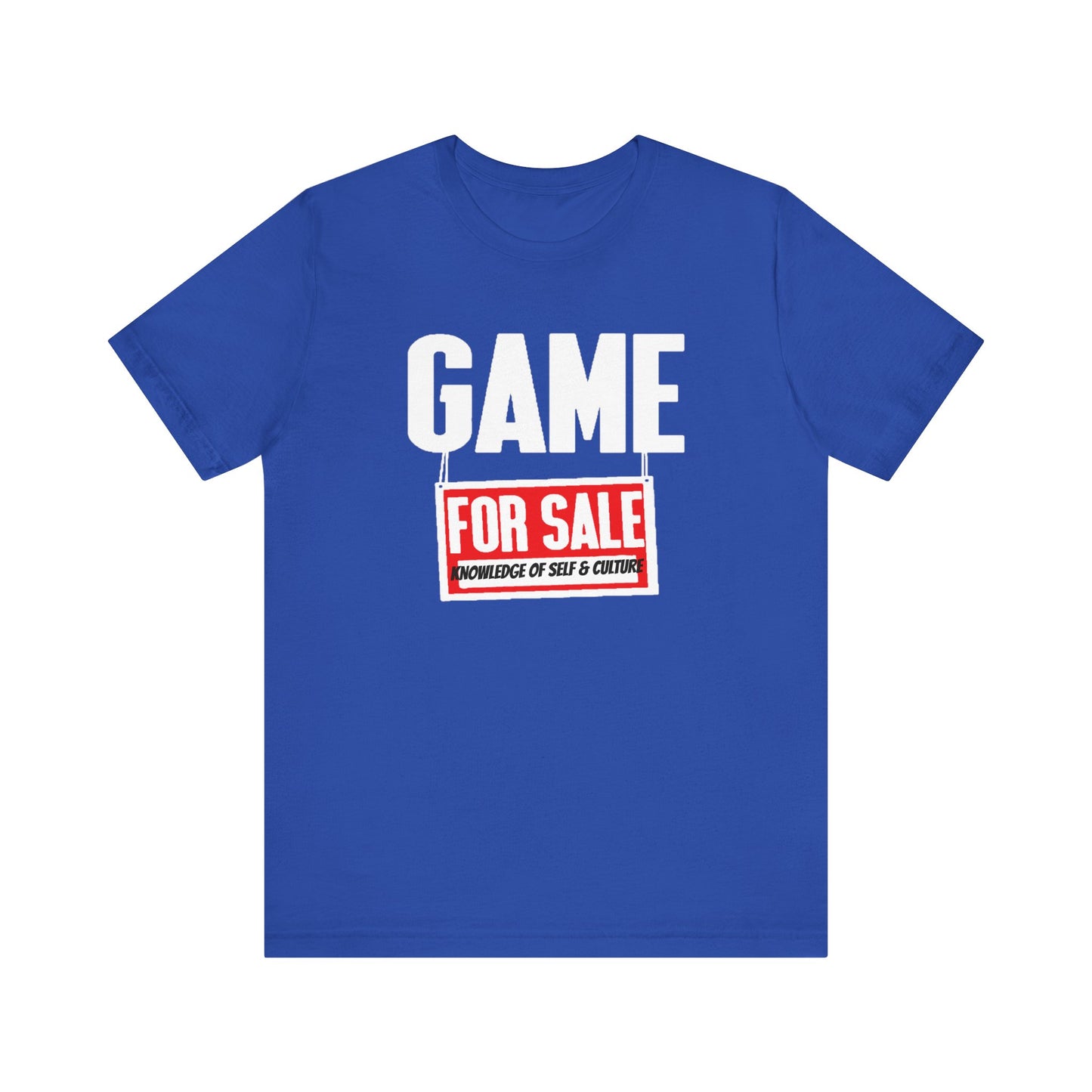 Game For Sale: Unisex Jersey Short Sleeve Tee