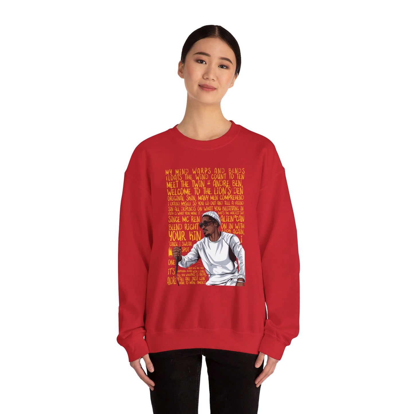 Andre 3000: Unisex Heavy Blend™ Crewneck Sweatshirt