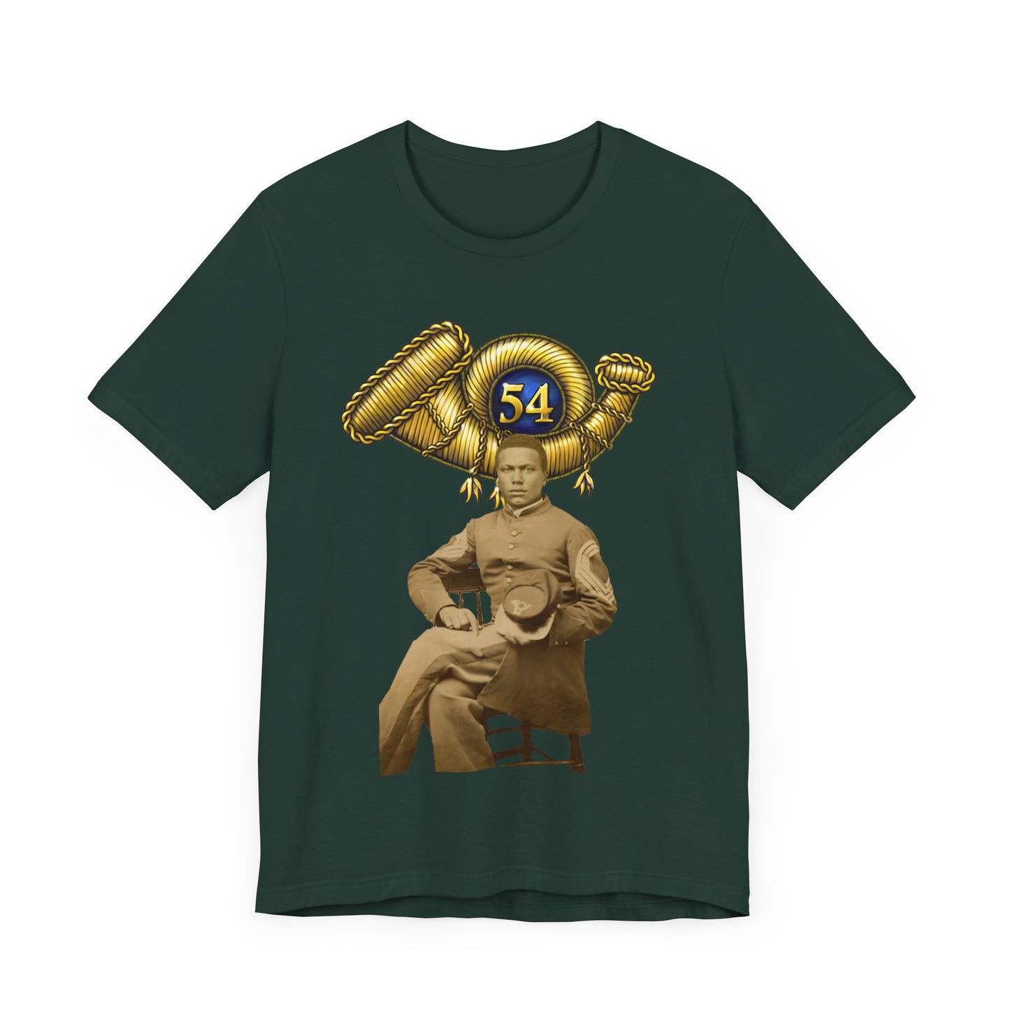 54th Regiment/Sgt Maj: Unisex Short Sleeve Tee