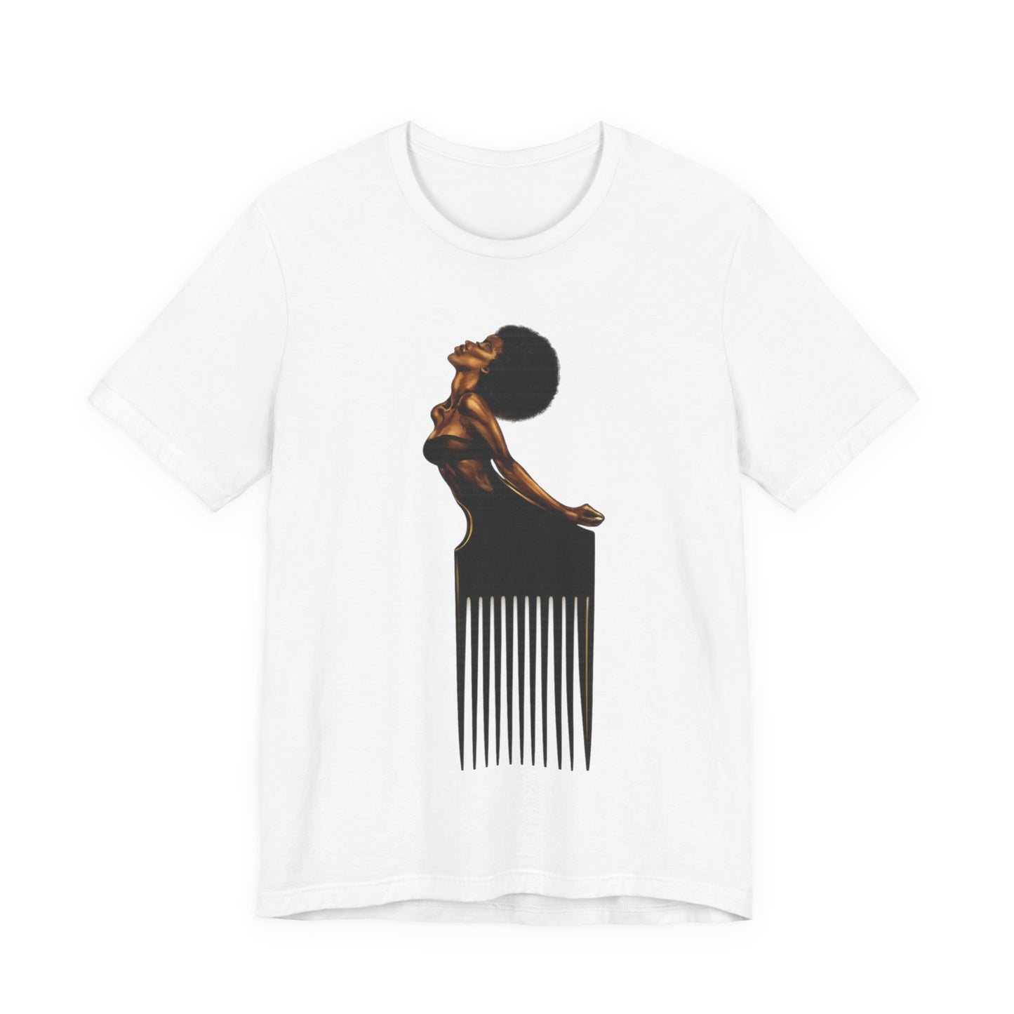 Afro Soul Pick: Unisex Jersey Short Sleeve Tee
