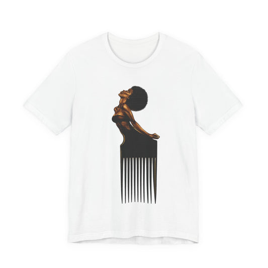 Afro Soul Pick: Unisex Jersey Short Sleeve Tee