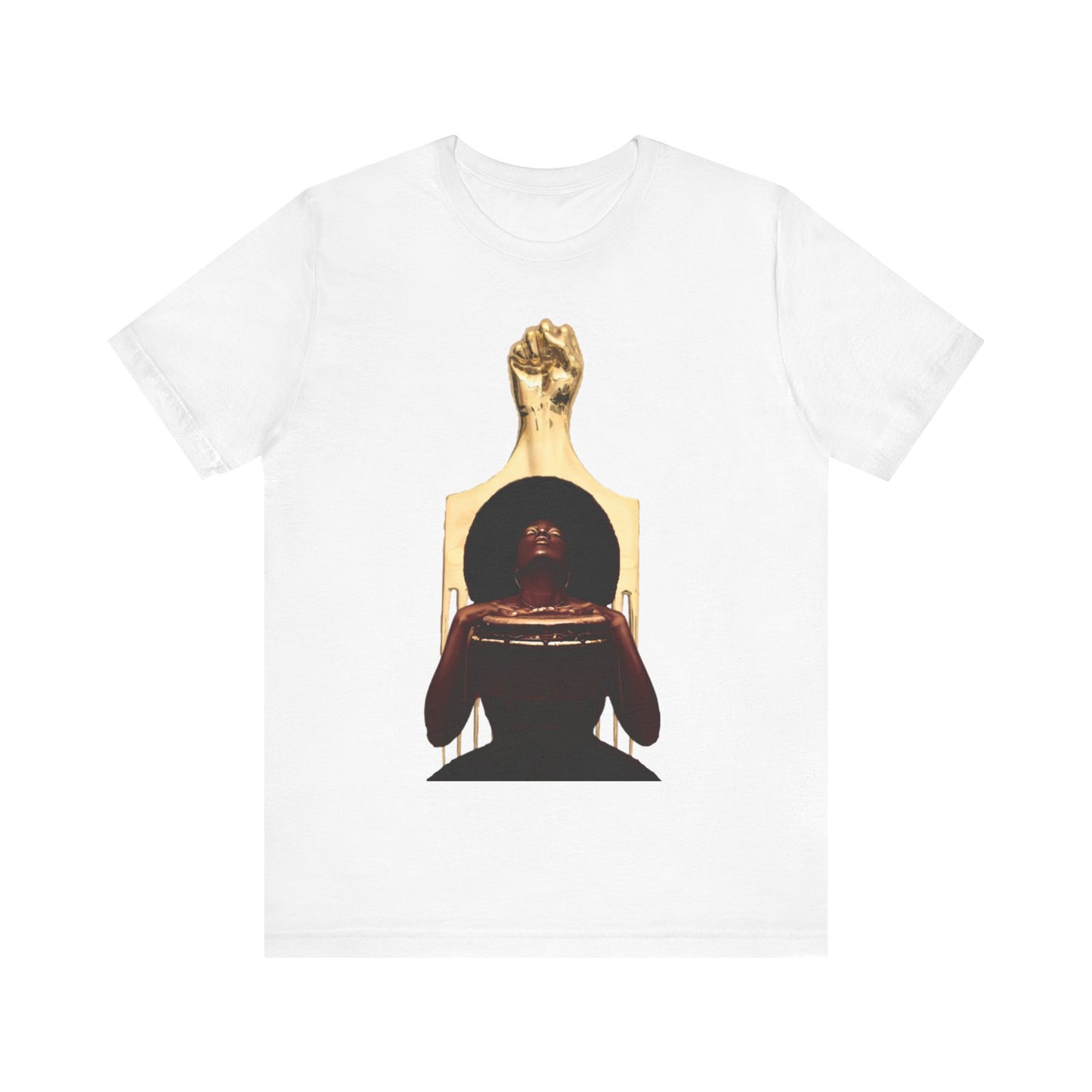 Golden Fro: Unisex Jersey Short Sleeve Tee