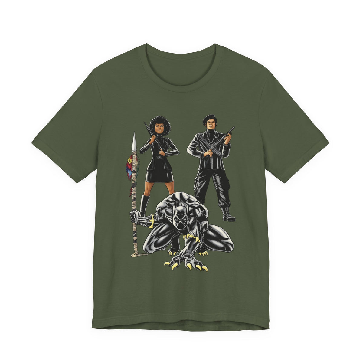 The Panthers: Unisex Jersey Short Sleeve Tee
