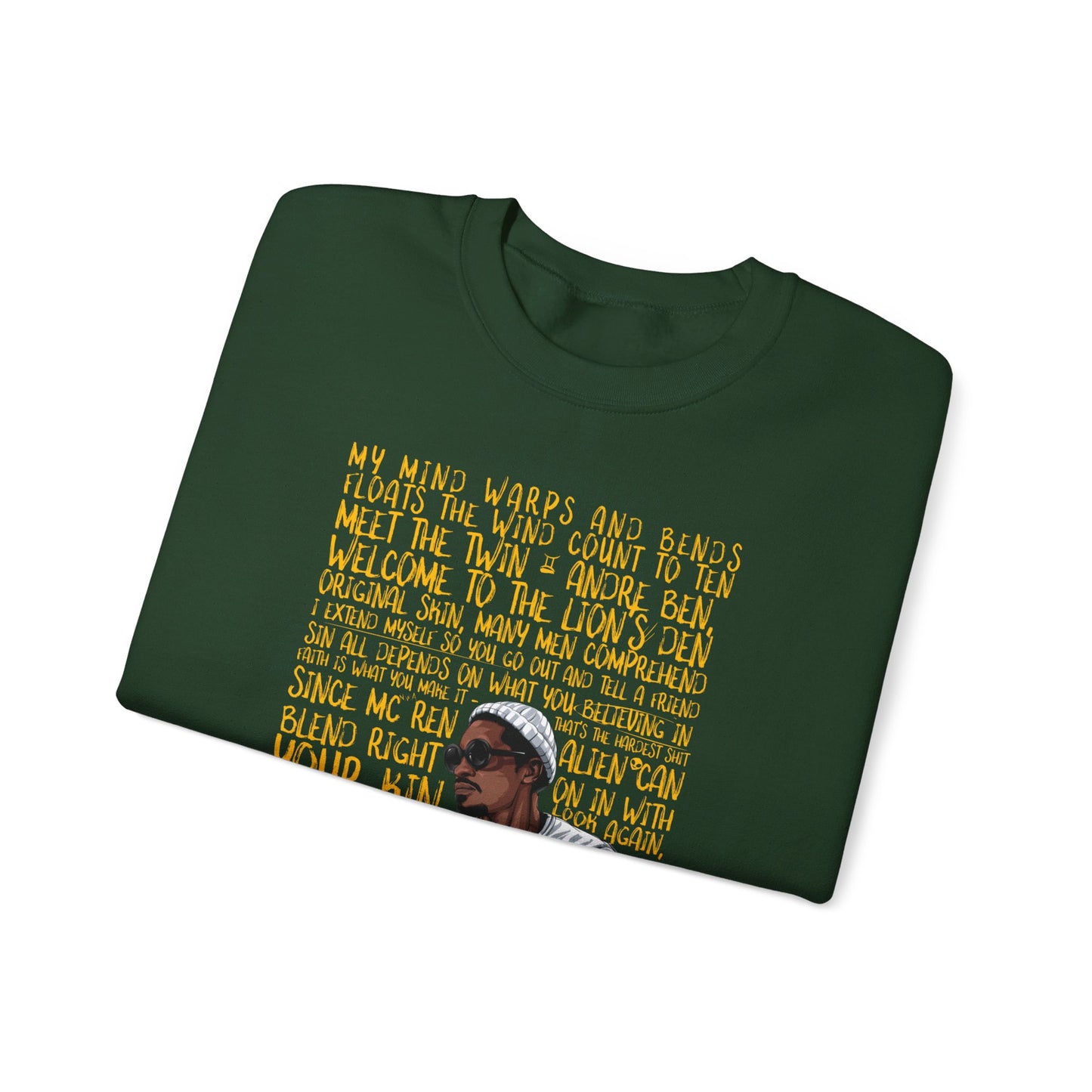 Andre 3000: Unisex Heavy Blend™ Crewneck Sweatshirt