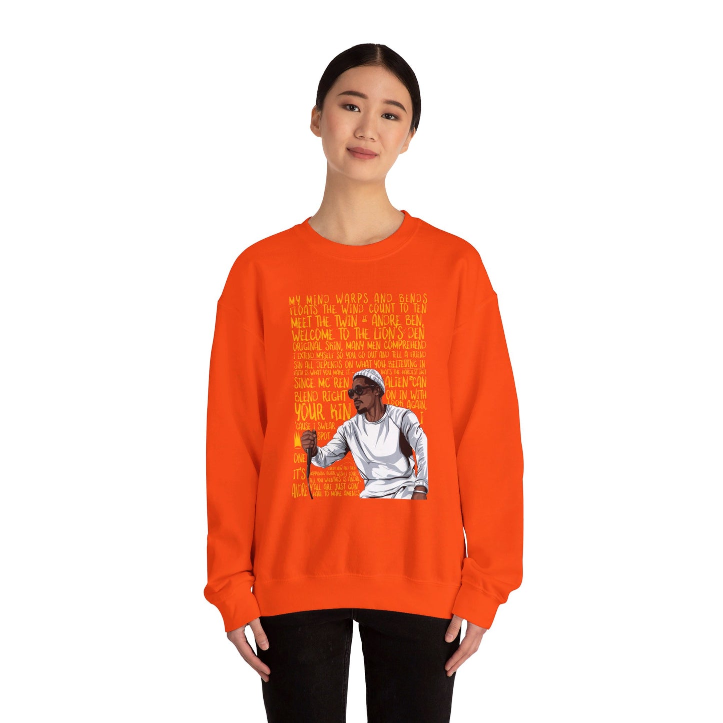 Andre 3000: Unisex Heavy Blend™ Crewneck Sweatshirt