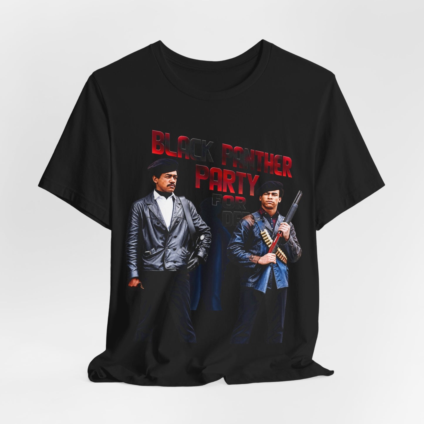Panther Founders (Huey & Bobby): Unisex Jersey Short Sleeve Tee