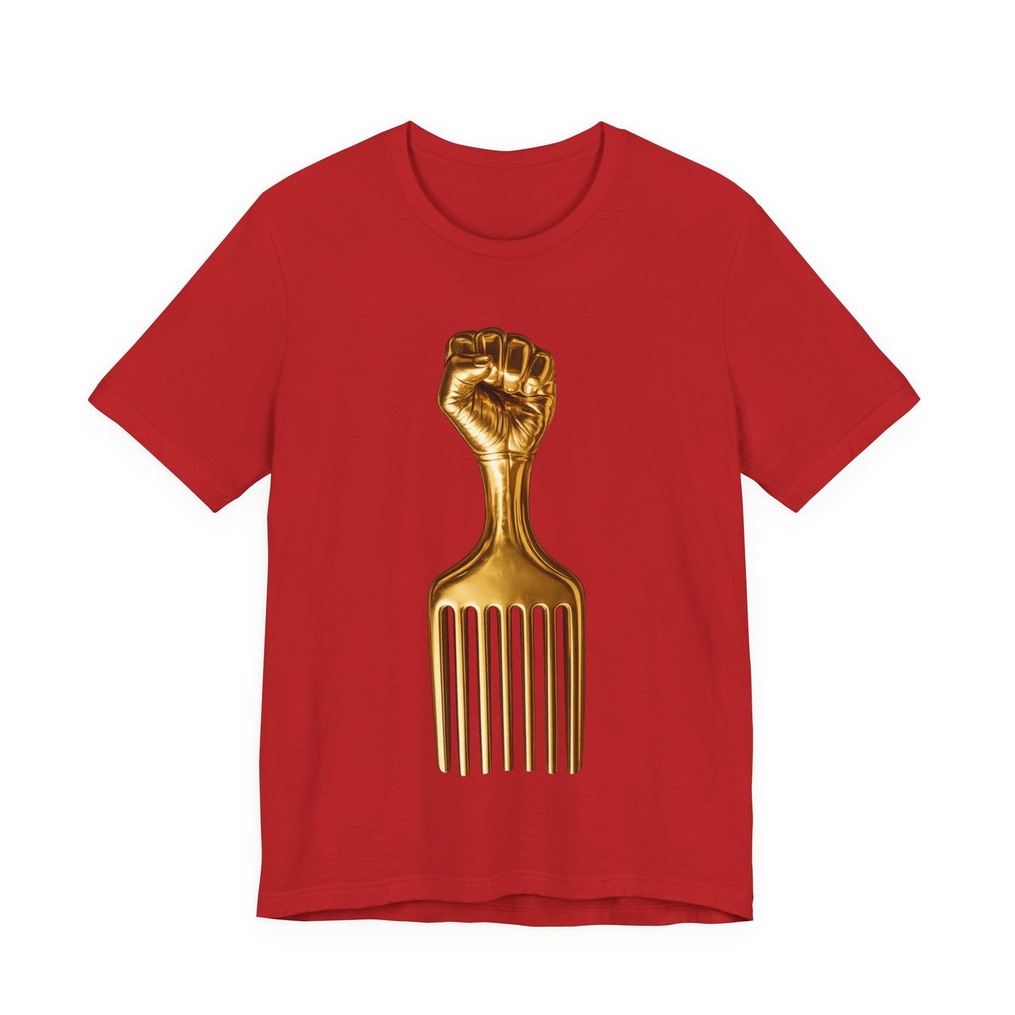 Golden Fist Pick: Unisex Jersey Short Sleeve Tee