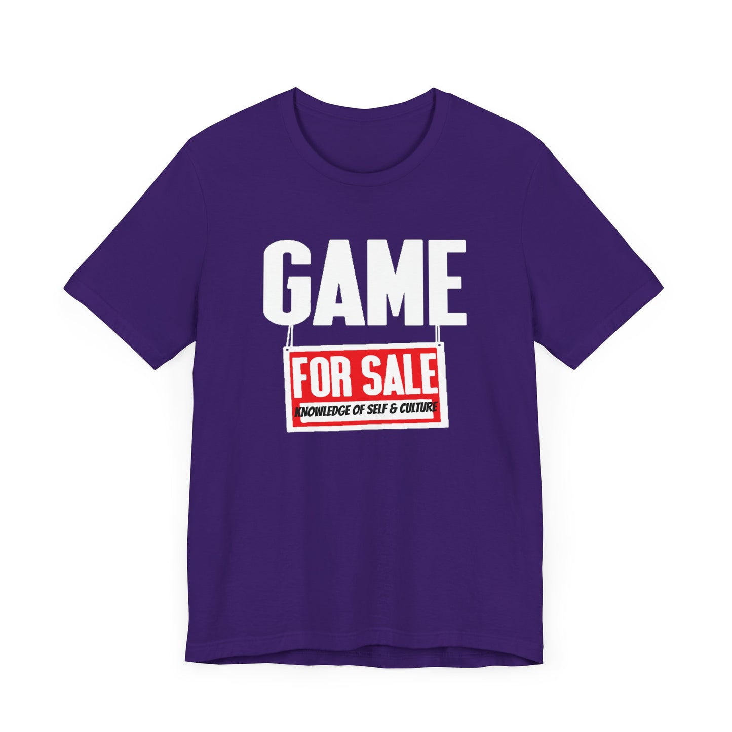 Game For Sale: Unisex Jersey Short Sleeve Tee