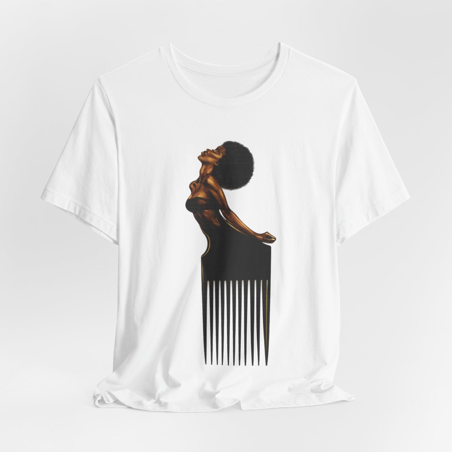 Afro Soul Pick: Unisex Jersey Short Sleeve Tee
