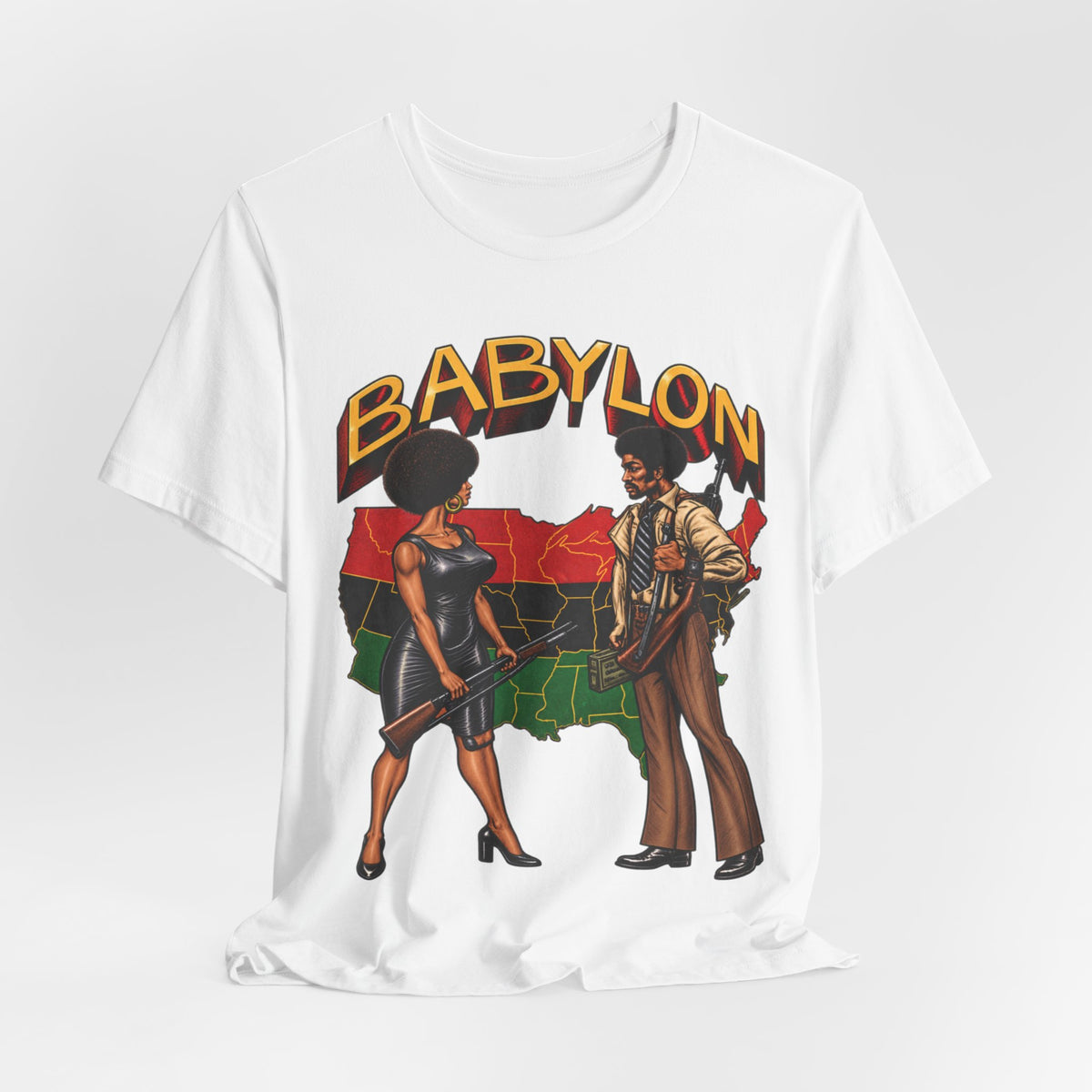 Black Babylon: Unisex Jersey Short Sleeve Tee
