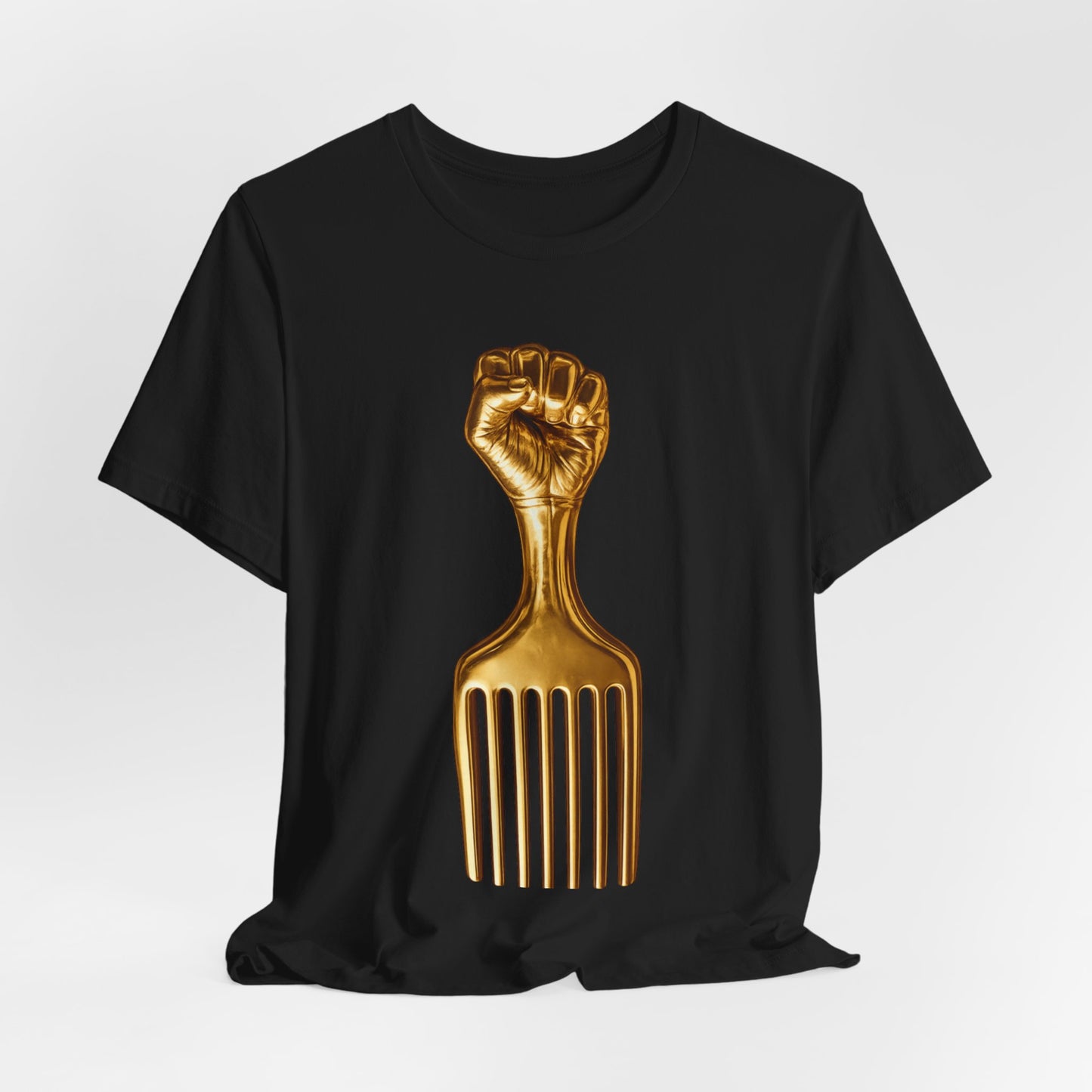 Golden Fist Pick: Unisex Jersey Short Sleeve Tee