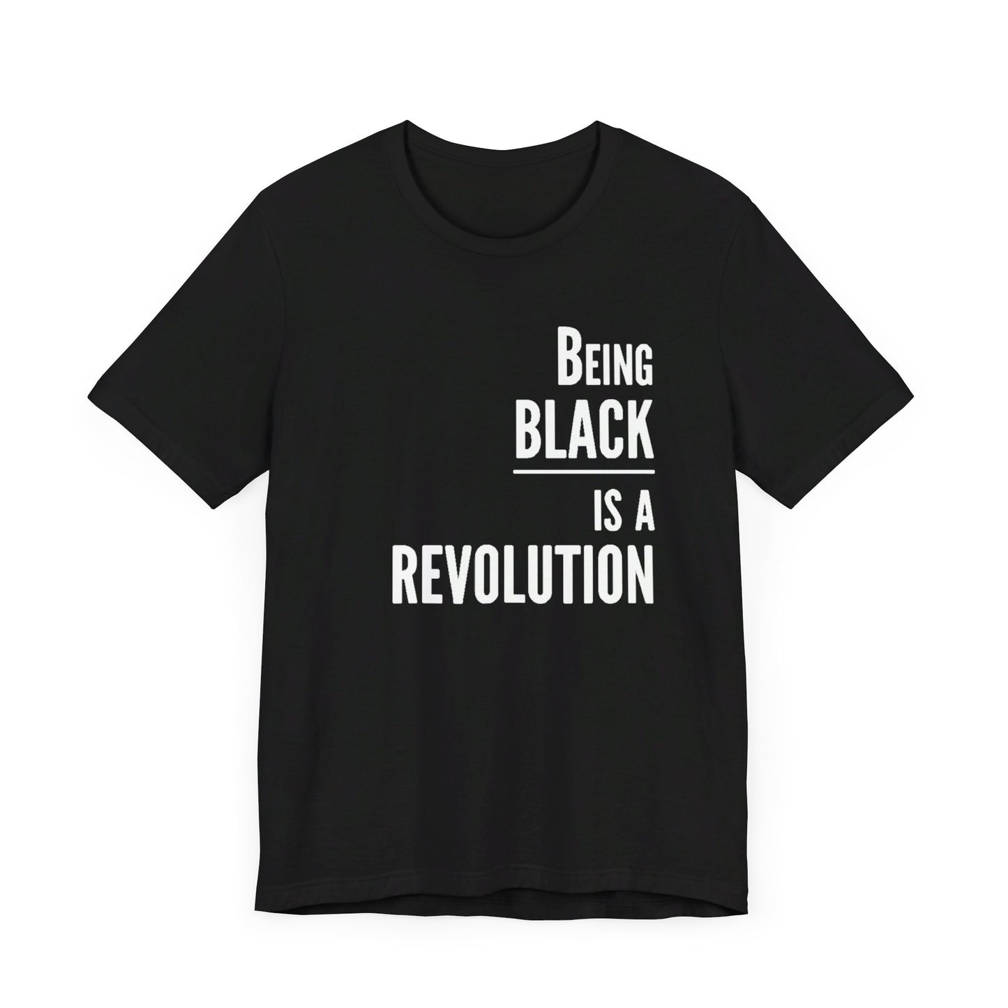 Being Black Is A Revolution: Kings' Jersey Short Sleeve Tee