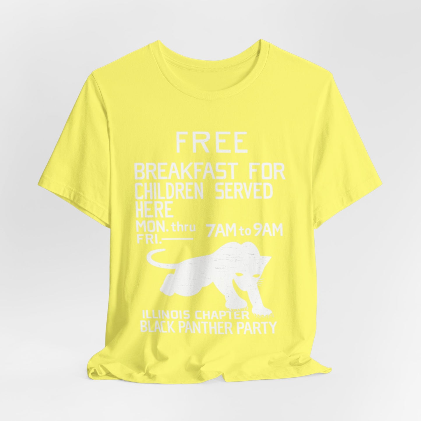 Free Breakfast Program: Unisex Jersey Short Sleeve Tee