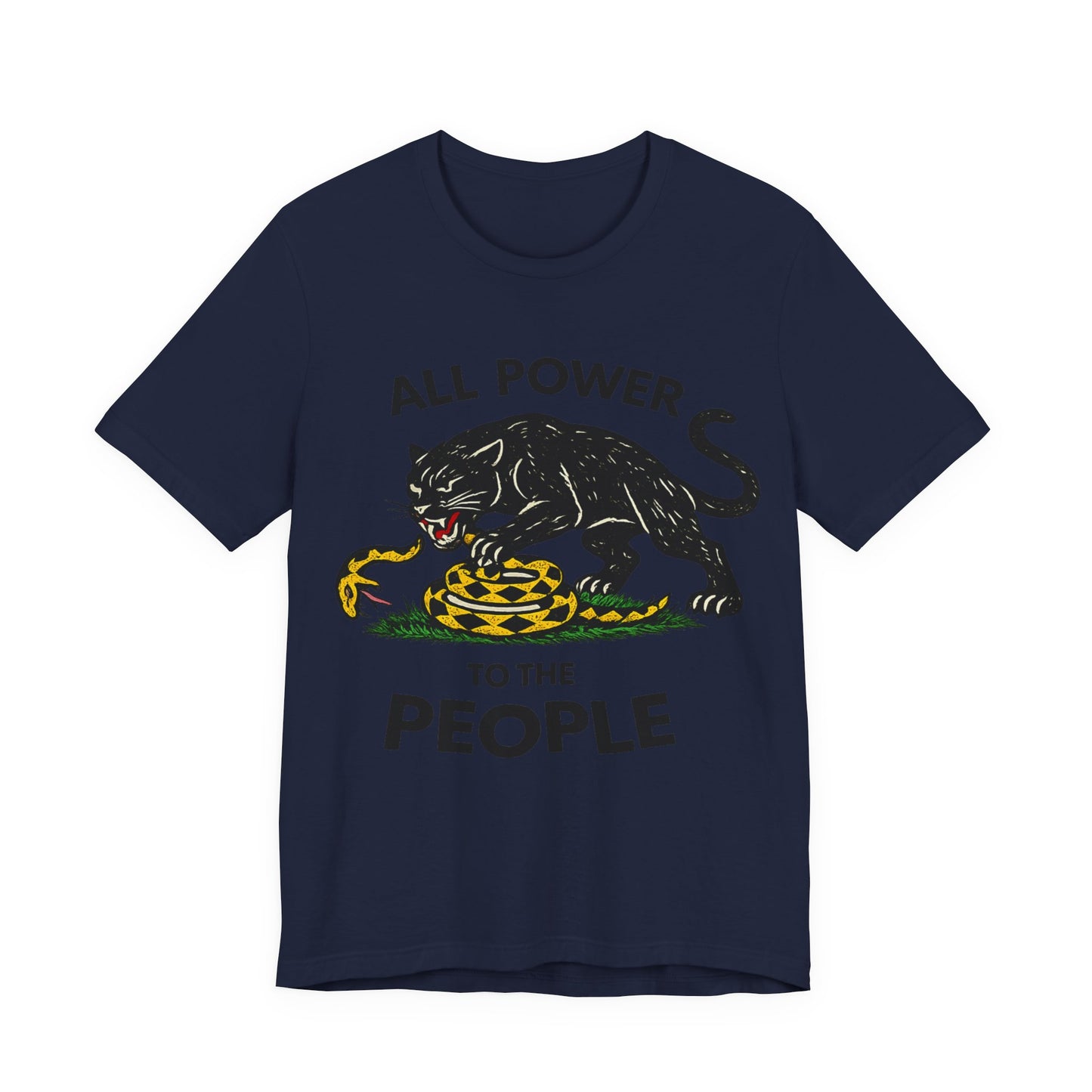 All Power to the People: Unisex Jersey Short Sleeve Tee