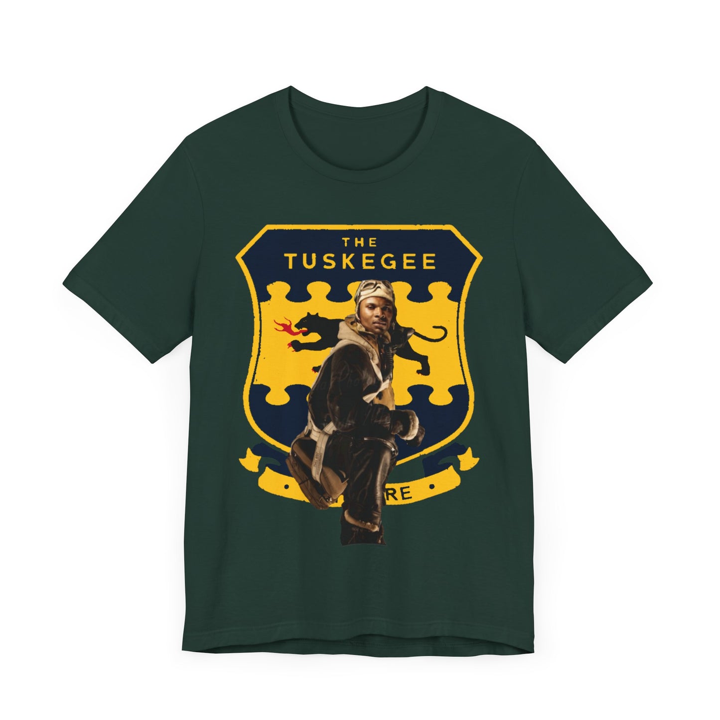 Tuskegee Airmen/Shield: Unisex Jersey Tee