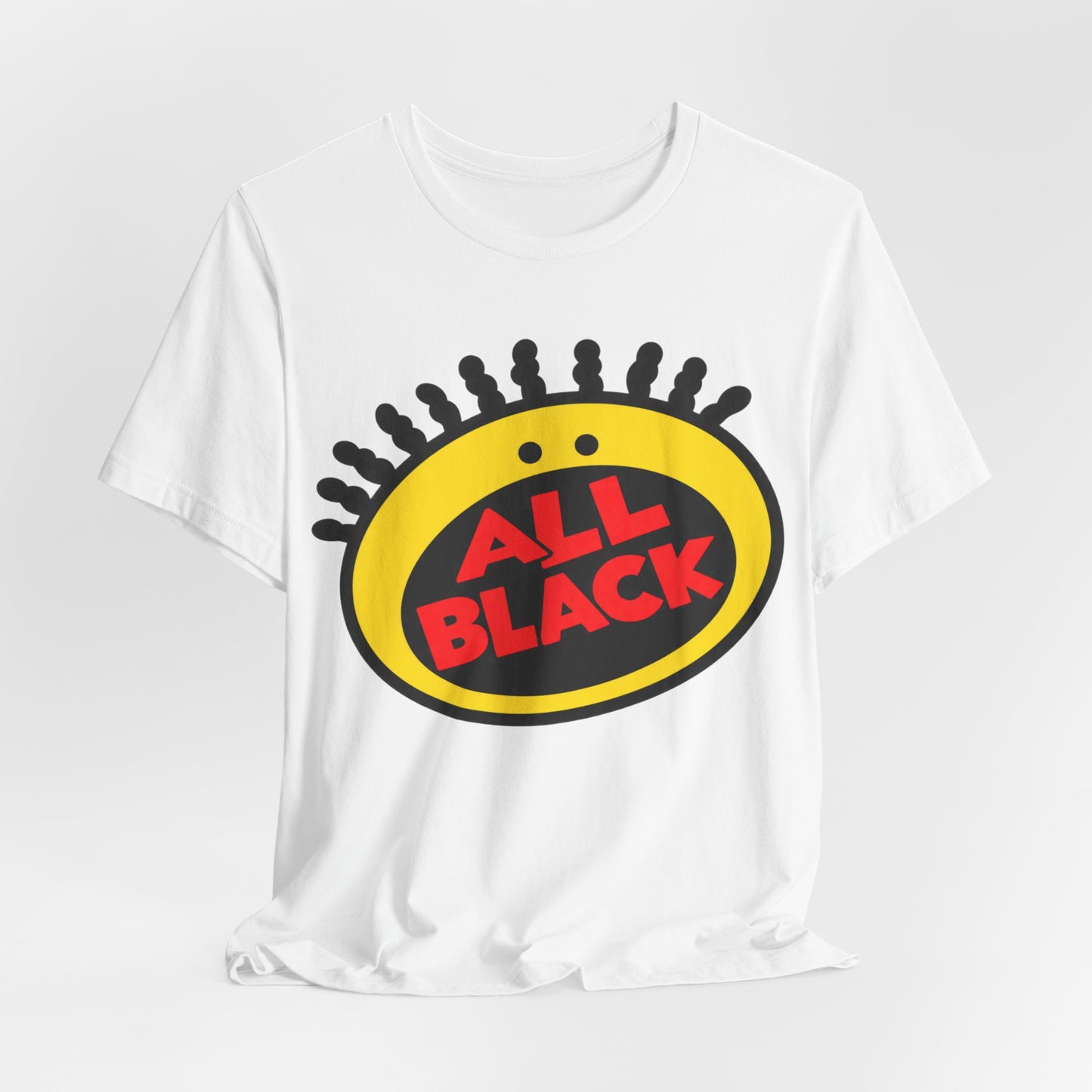 All Black: Unisex Jersey Short Sleeve Tee