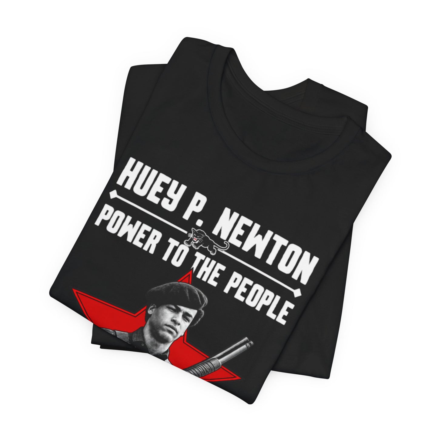 Dr. Huey P. Newton/Power to the People: Unisex Jersey Short Sleeve Tee