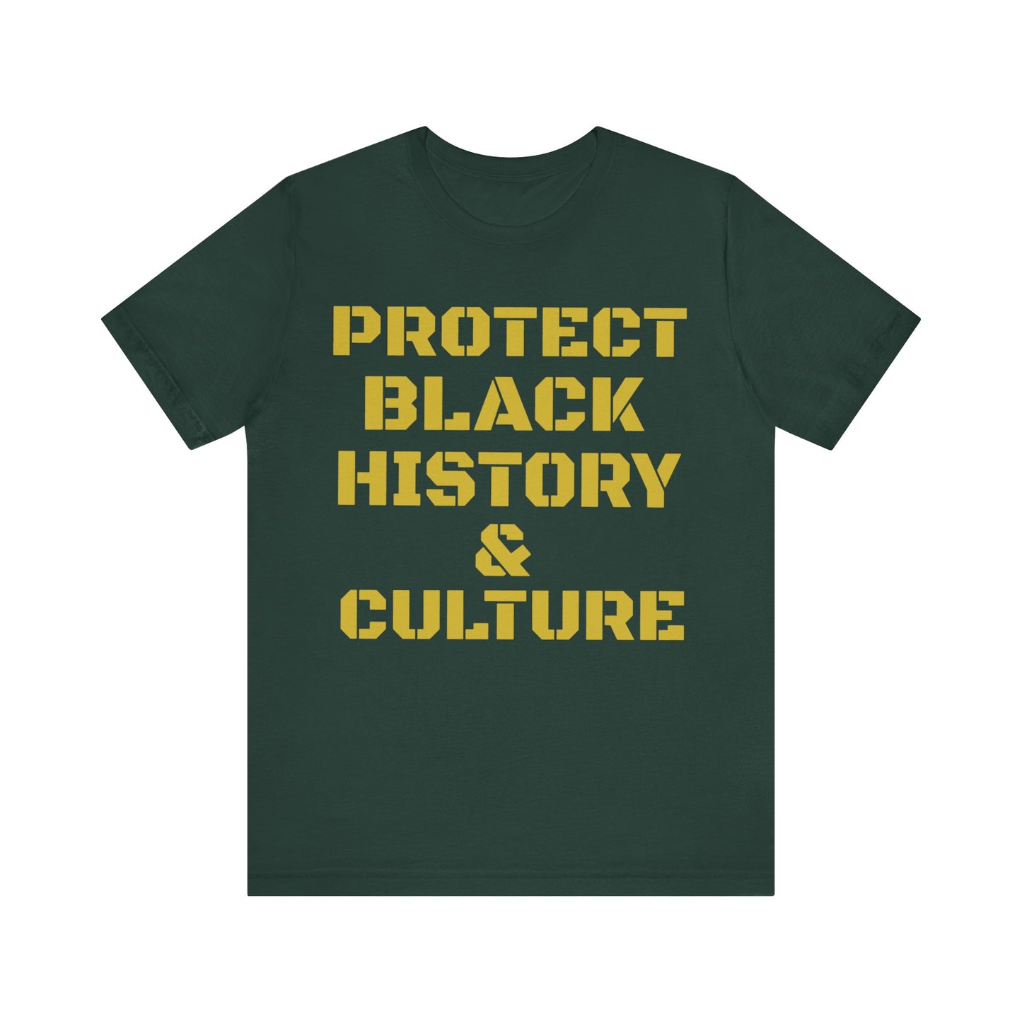 Protect Black History & Culture: Unisex Jersey Short Sleeve Tee