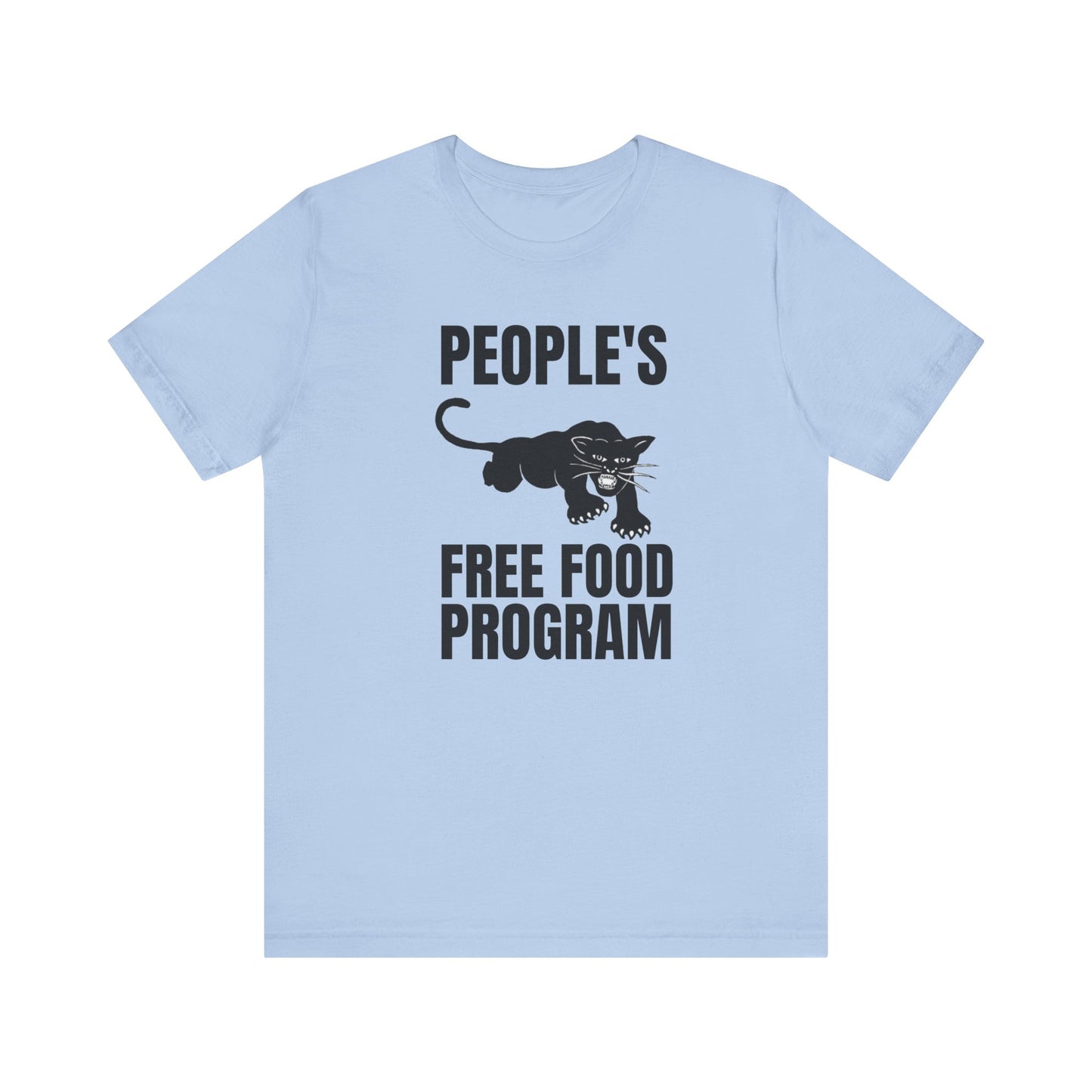 People's Free Food Program: Unisex Jersey Short Sleeve Tee