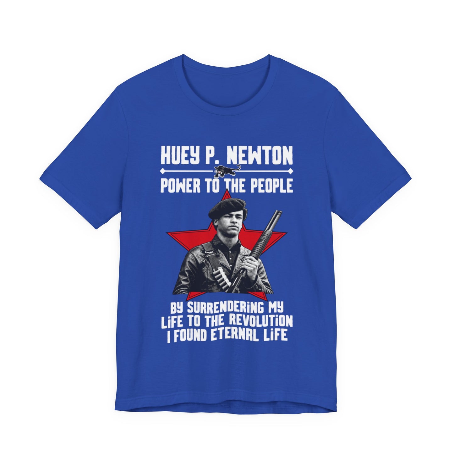 Dr. Huey P. Newton/Power to the People: Unisex Jersey Short Sleeve Tee