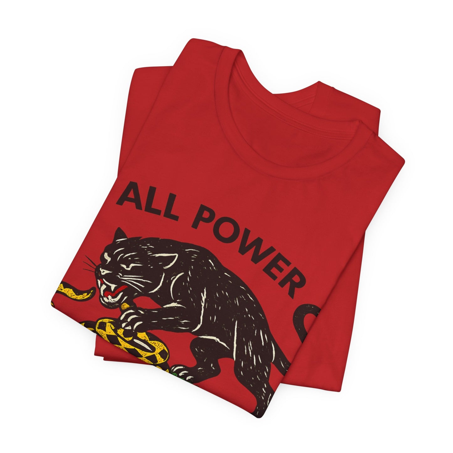 All Power to the People: Unisex Jersey Short Sleeve Tee