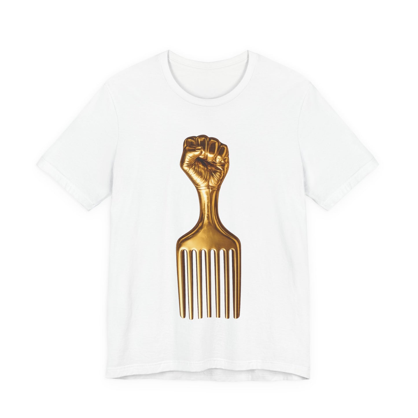 Golden Fist Pick: Unisex Jersey Short Sleeve Tee