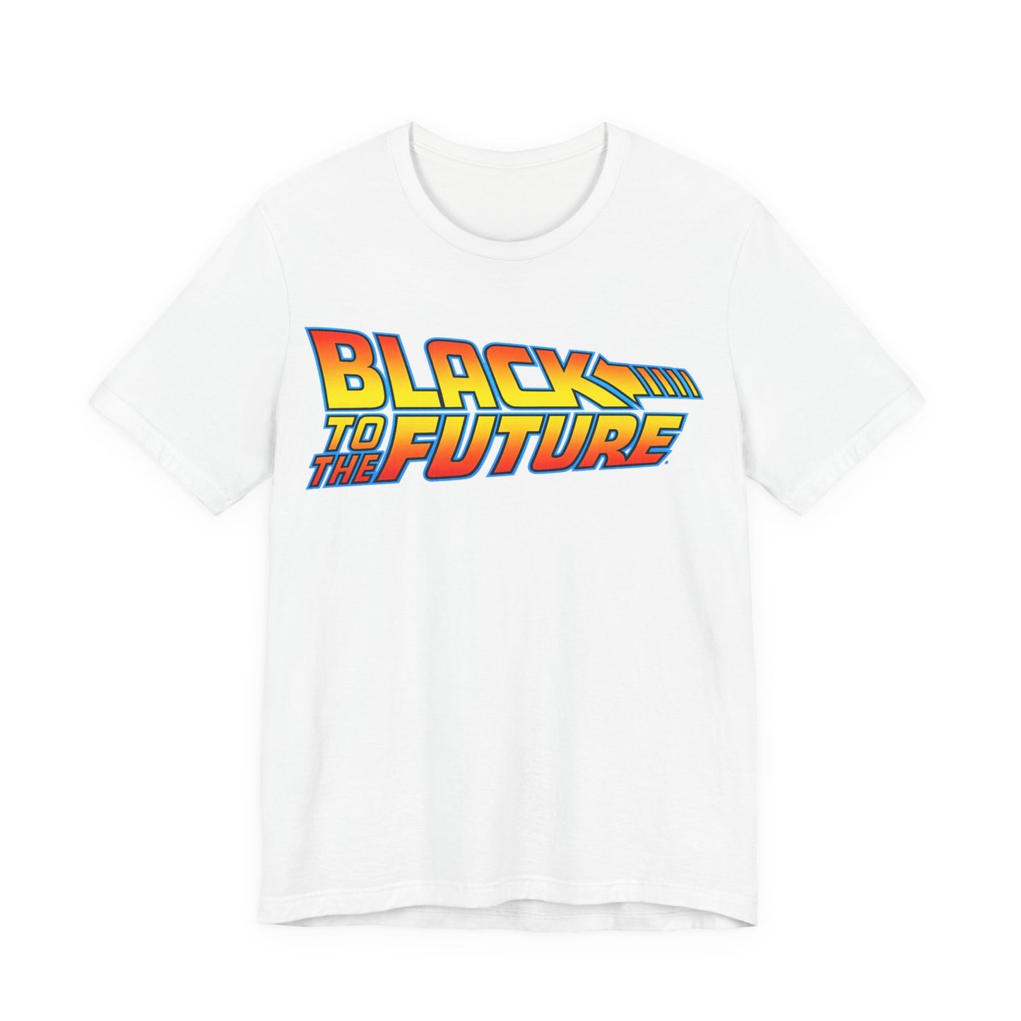 Black to the Future: Unisex Jersey Short Sleeve Tee
