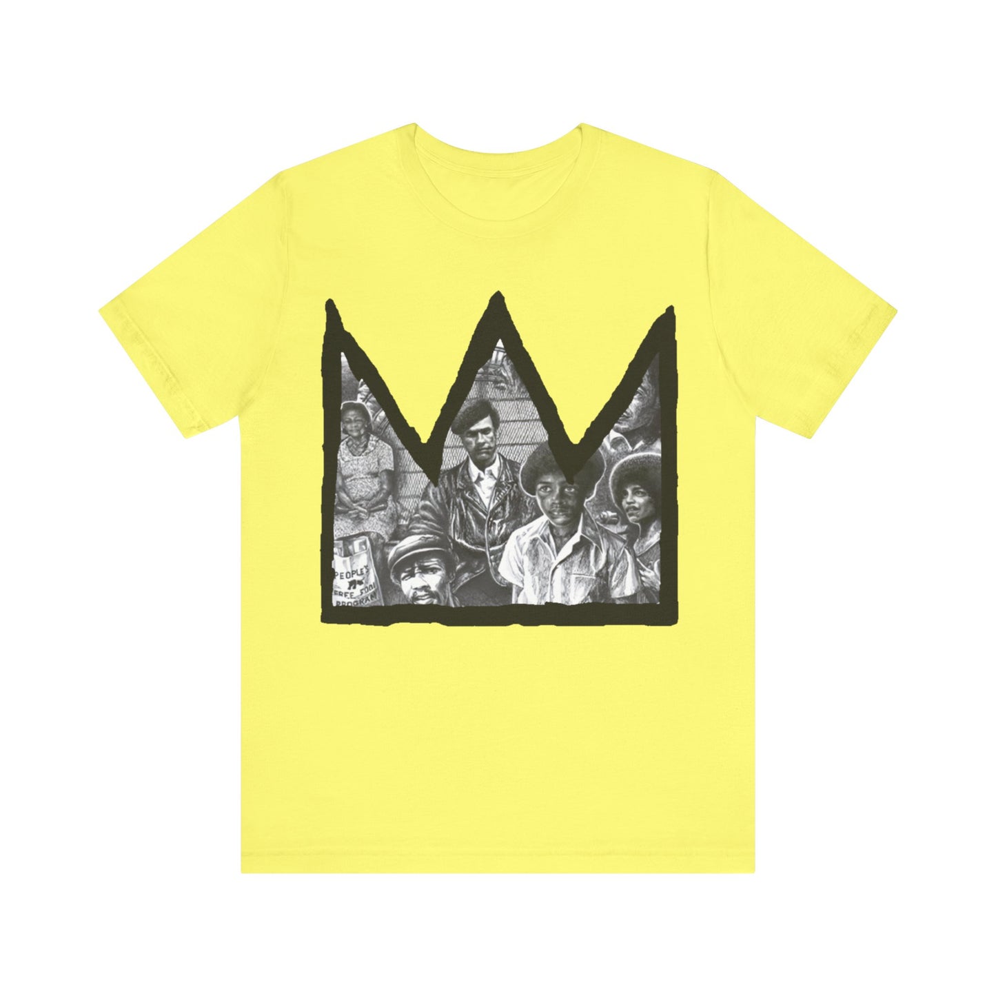 Black Panther Crown: Unisex Jersey Short Sleeve Tee